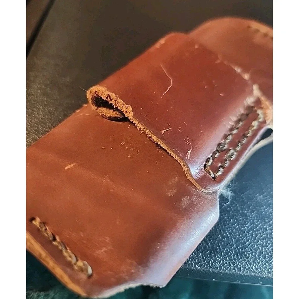 Hand Tooled/Custom, Hand Made Leather Belt Case